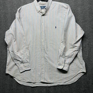 Polo Ralph Lauren Mens 3XB Striped Button Down Shirt Classic Fit - Picture 1 of 7