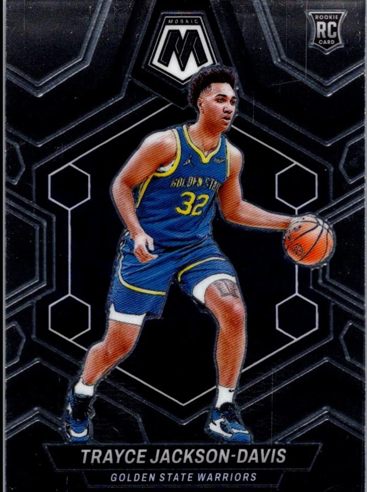 2023-24 Panini Mosaic Reactive Blue Trayce Jackson-Davis Golden State Warriors - Image 1 of 2