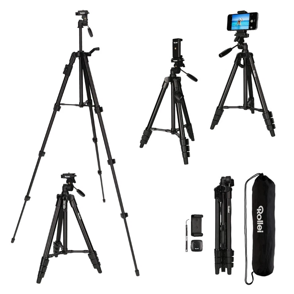 Rollei Traveller Smartphone Stativ - Schwarz (22638)