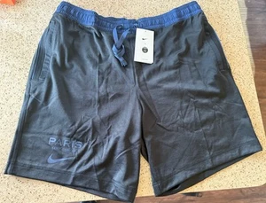 Paris Saint-Germain PSG Nike Travel Soccer Football Shorts NWT Zip Pockets XL - Picture 1 of 10