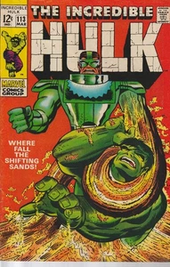 Incredible Hulk #113, vs Sandman, Marvel Comics, marzo de 1968, - Imagen 1 de 2