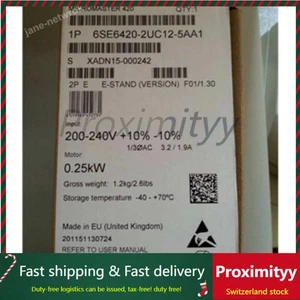 New Siemens 6SE6420-2UC12-5AA1 MICROMASTER420 without filter 6SE6 420-2UC12-5AA1 - Bild 1 von 3