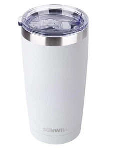 Travel Coffee Tumbler 20 oz, Insulated Mug with Lid, Stainless Steel Cup for ... - Picture 1 of 6