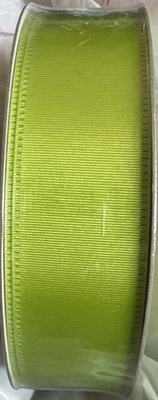Ribbon Lime Green Member's Mark Premium Wired 1.5" 50 Yds Spool NEW - Image 1 of 4