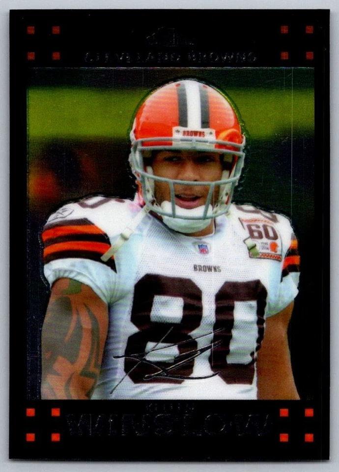 2007 Topps Chrome Kellen Winslow Cleveland Browns #TC87 - Image 1 of 2