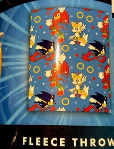 Sonic The Hedgehog 40 x 50 cm Fleece Überwurf Decke NEU - Bild 1 von 3