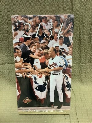 2131 Cal's Moment In Time - CAL RIPKEN VHS TAPE - 1995 - NEW SEALED! MLB History - Image 1 of 3
