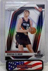 DONOVAN CLINGAN RC 2024-25 PANINI PRIZM ROOKIE WHITE PRIZM 108/175 221 - Picture 1 of 3
