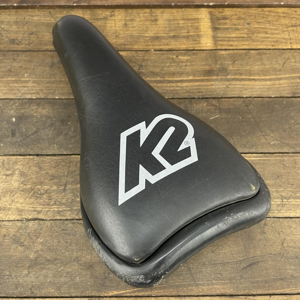 Asiento de bicicleta BMX vintage K2 Sillín acolchado 2984 90s 00s Viscount MTB Bicicleta Foto 1 de 4