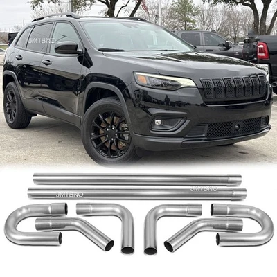 8PCS 2.5" Custom Exhaust Pipe Tubing Mandrel Stainless Steel For Jeep Cherokee - Image 1 of 4
