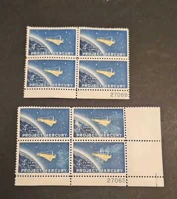 1963 US Stamps (Sc.# 1193)  4¢  Yellow Color Missing Error With Normal  - Image 1 of 2