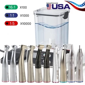 Dental LED Electric Motor System Water Tank/1:5 1:4.2 1:1 Handpiece For Practice - Picture 1 of 111