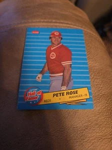 Fleer #1 1986 Pete Rose Future Salón de la Fama Rojos - Imagen 1 de 2