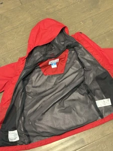 Columbia Youth Rain Jacket Size XS 6/7 Red - Picture 1 of 5