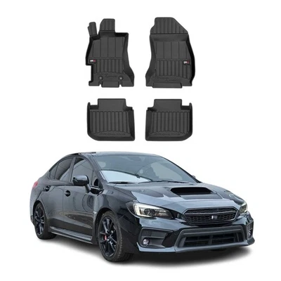 OMAC Premium Floor Mats for Subaru WRX STI 2015-2021 All-Weather Heavy Duty - Image 1 of 4