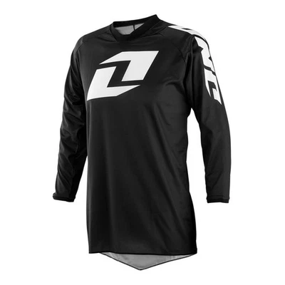ONE INDUSTRIES ATOM ICON CAMISETA MOTOCROSS MX MTB MOTO BICICLETA NEGRO/BLANCO Foto 1 de 3