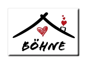 Calamita frigo Böhne famiglia nome cognome love San Valentino compleanno regalo - Foto 1 di 9