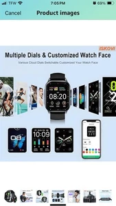 Smart Watch Men Women Answer/Make Calls,Smartwatch with Heart Rate Sleep Cou - Photo 1 sur 7