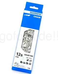 SHIMANO DEORE MTB 12 Speed Chain CN-M7100 w/Quick Link fit XTR XT SLX 138L CHAIN - Picture 1 of 6