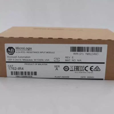New Factory Sealed AB 1762-IR4 MicroLogix 1200 RTD Resistance Input Module STOCK - Image 1 of 3