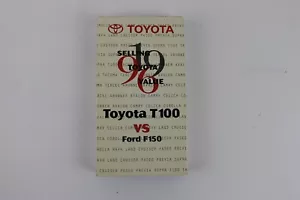 1996 Toyota Corporate Retail Development Dept T100 Pick Up Training Video VHS - Foto 1 di 4