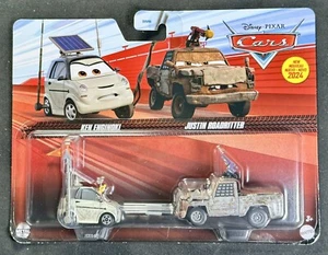 2024 Disney Pixar Cars Ken Enginoki & Justin Roadritter 2er Pack Metall HTX13 - Bild 1 von 13