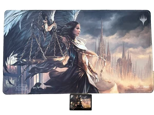 Seraph Of The Scales Playmat by Magali Villeneuve Kickstarter Signed #601 - Picture 1 of 6