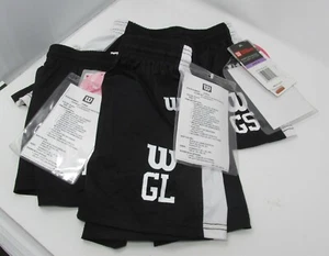 WILSON'S SPORT SHORTS GIRLS YOUTH SIZE S M LG BLACK WHITE LOF OF 3 - Picture 1 of 6