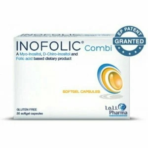 Inofolic Combi based on myo-inositol and d-chiro-inositol in ratio 40:1 30 caps - Picture 1 of 1