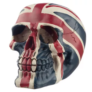 Grausame Gothic Union Jack Schädeldekoration - Bild 1 von 3