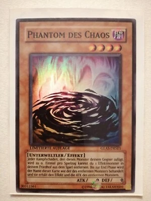 Yu-Gi-Oh! | TCG | 1996 | Phantom des Chaos | GLAS-DESE1 | Limitiert | Super Rare - Bild 1 von 4