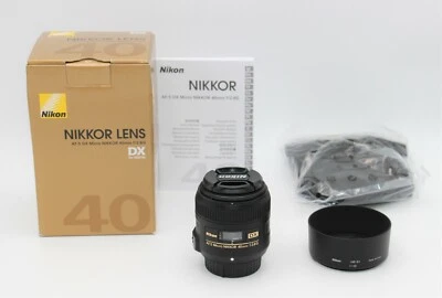 NEW. Nikon AF-S DX MICRO 40mm F/2.8G MACRO Lens.  1 Year Warranty - Image 1 of 4