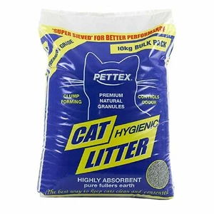 Pettex Premium Klumping Katzenstreu 10kg Tasche Geruchskontrolle - Bild 1 von 2