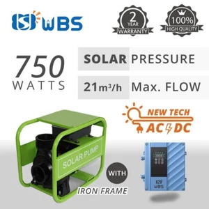 750W Solar Powered DC/AC Pressure Pump Surface Water Transfer Booster Irrigation - Picture 1 of 7