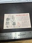 Vintage Early Blotter Card Troy Times Newspaper Ny Build A Snowman 1918