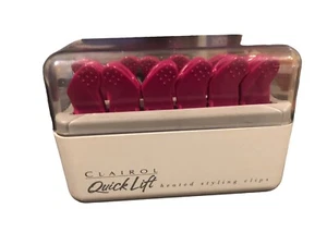 Vintage 1993 Clairol Quick Lift Heated Styling Clips Model L-12 Tested & Working - Picture 1 of 6