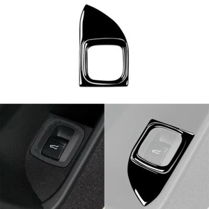 Glossy Piano Black Rear Trunk Switch Button Cover Trim For Porsche Cayenne Sport - Imagen 1 de 13