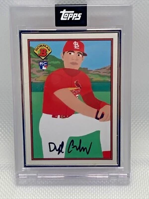 Dylan Carlson RC 2021 Topps X Keith Shore 89' Bowman - #07 Artists Proof #68/89 - Image 1 of 2