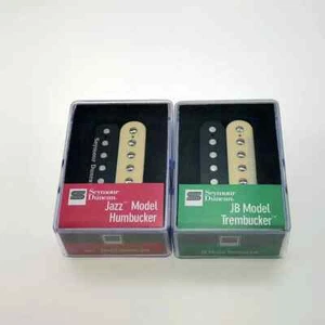Electric Guitar Pickups Alnico JB 4C Black Humbucker Pickups - Picture 1 of 33