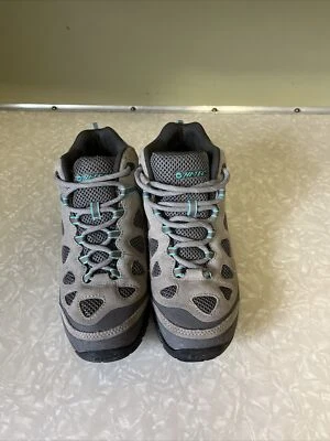 HI-TEC Total Terrain Waterproof Hiking Boots Gray Blue size US 7 Woman’s - Image 1 of 4