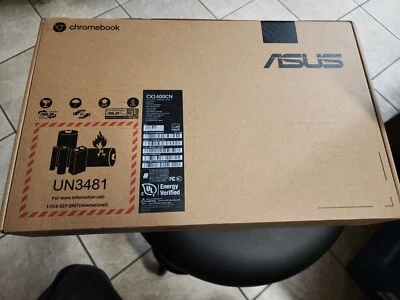 Asus Chromebook CX1 14" Celeron N3350 4GB 64GB eMMC Chrome OS CX1400CNA-DS44  - Image 1 of 4