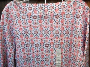 NWT 💥CROFT & BARROW💥 3/4 Sleeve The Classic Boatneck Top Stretch XL - Picture 1 of 2