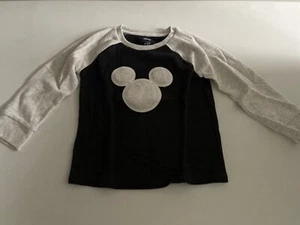 Disney Mickey Mouse Ears Kids Grey Sweater Size 4T - Picture 1 of 4