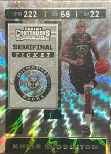 2019 Panini Contenders #61 Khris Middleton Semifinal Ticket - Picture 1 of 2
