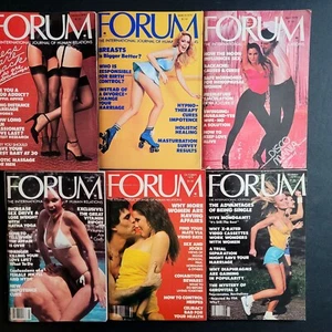 Vintage Lot of (6) Penthouse Forum Letters 1979 Mini Magazine Lot - Picture 1 of 1