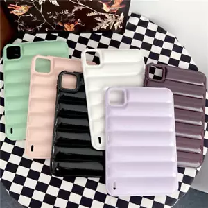 For Ipad Samsung Galaxy Tab Xiaomi Pad Shell Down Jacket Style Soft Cover Case - Picture 1 of 20