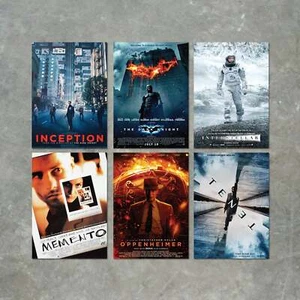 Christopher Nolan Movies and Film Poster Print Packs - 6 POSTERS (A6, A5, A4, A3 - Picture 1 of 5