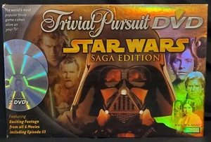 TRIVIAL PURSUIT DVD STAR WARS SAGA EDITION SEALED BOARD GAME! PARKER BROTHERS! - Picture 1 of 16