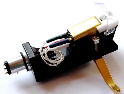 Litz Wired Wooden Headshell + Cartridge für Hitachi HT 202 & HT 320 Plattenspieler - Bild 1 von 4