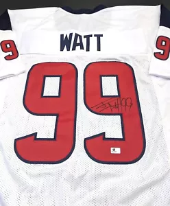 J.J. Watt Houston Texans Autographed Signed Jersey Size XL with COA - Picture 1 of 4